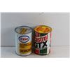 Image 2 : Esso Automatic Transmission Fluid and Castrol GTX Super Multi Grade Motor Oil Cans - Sealed, Cannot 
