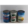 Image 2 : (3) Motor Oil Tins - Esso, Castrol and Motomaster