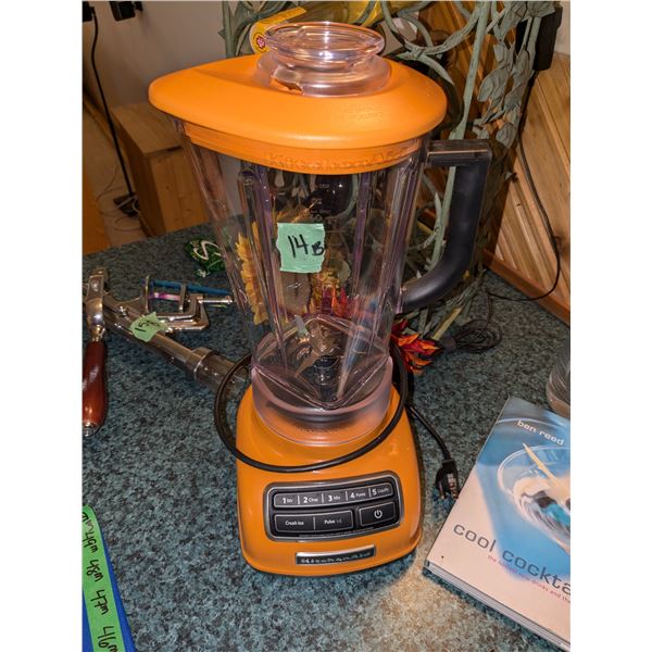 Retro Style Kitchenaid Orange Blender