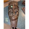 Image 1 : Large Wooden Indonesian Mask Measures Approx 12x22.5"