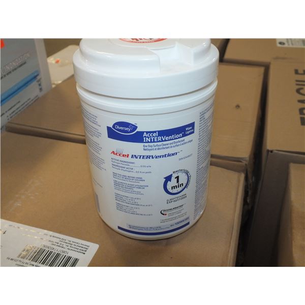 Diversey Accel Intervention Surface Cleaner & Disinfectant Wipes