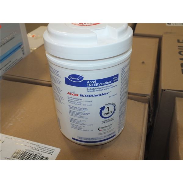 Diversey Accel Intervention Surface Cleaner & Disinfectant Wipes