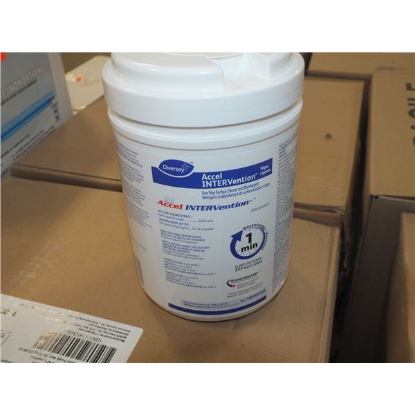 Diversey Accel Intervention Surface Cleaner & Disinfectant Wipes