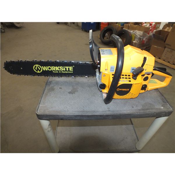 Worksite Gas Powered Chainsaw