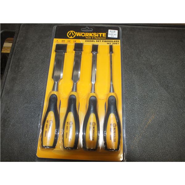 Worksite 4pc Chisel Set