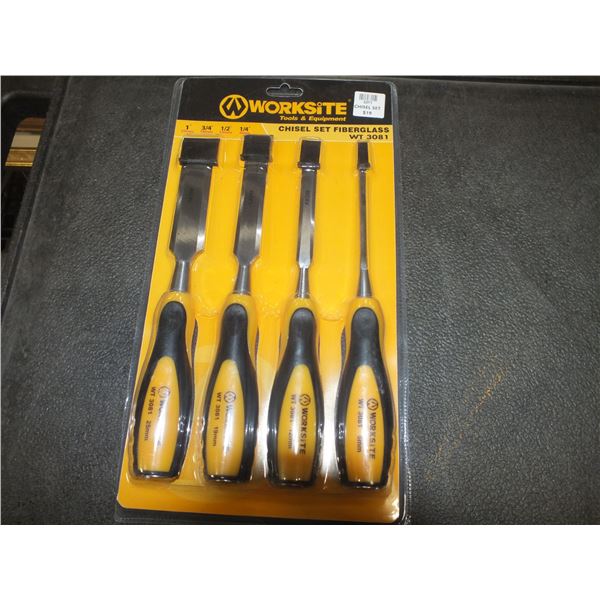 Worksite 4pc Chisel Set