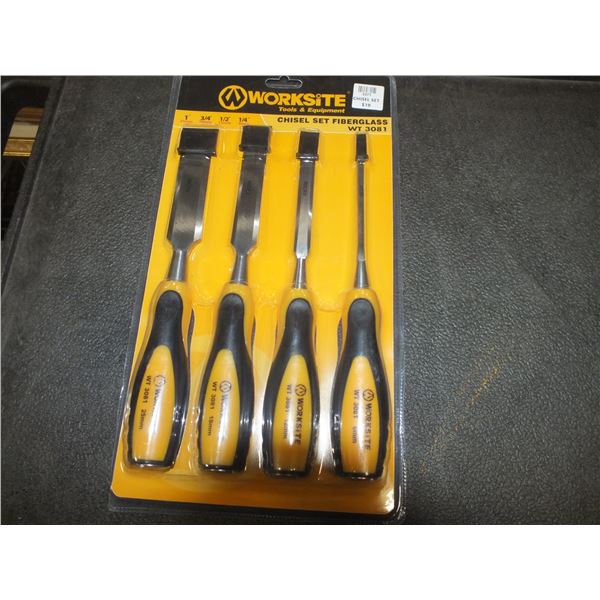 Worksite 4pc Chisel Set