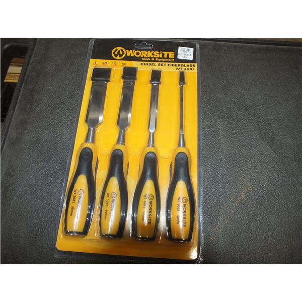 Worksite 4pc Chisel Set