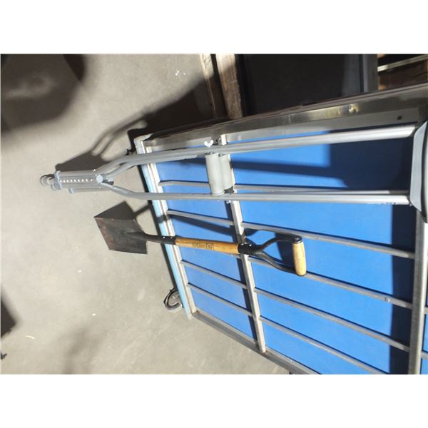 Crutches & Square Shovel