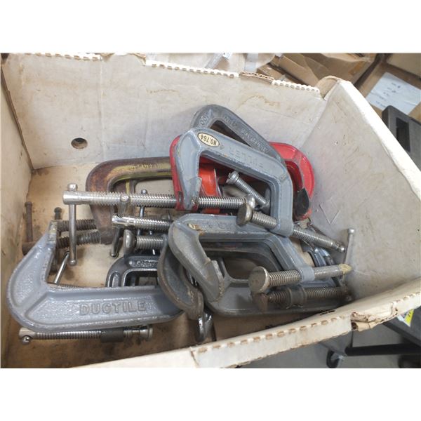 Box Of assorted Clamps