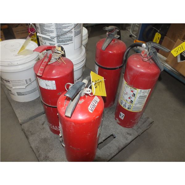 4 Fire Extinguisher's