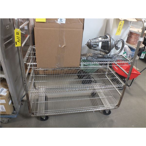 Stainless Steel Cart On Wheels