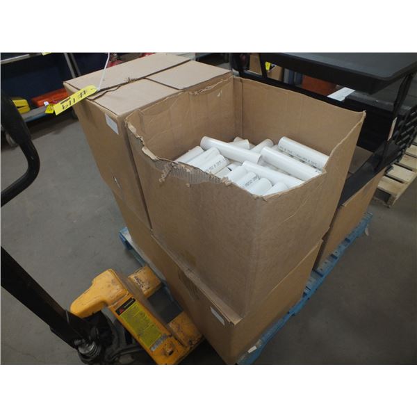 6 Boxes Of Small PVC PIpe