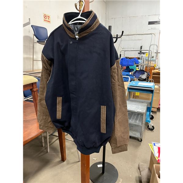 2XL Blue & Brown Jacket