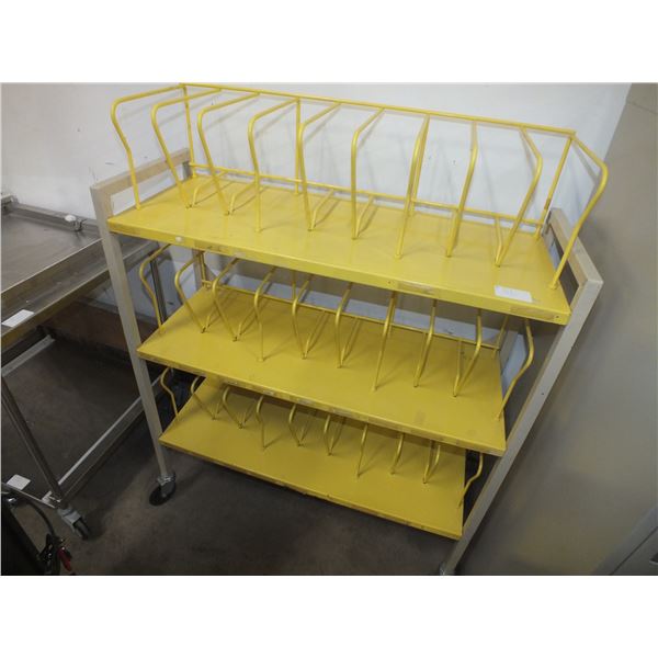 2 Metal Carts On Wheels