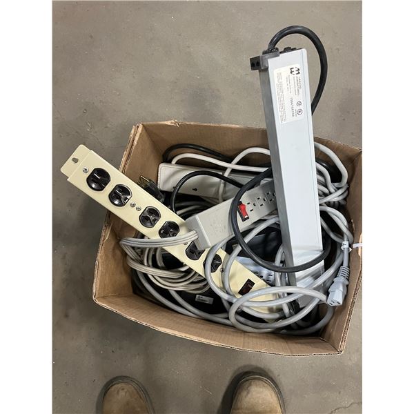 Box of Power Bars & Cords
