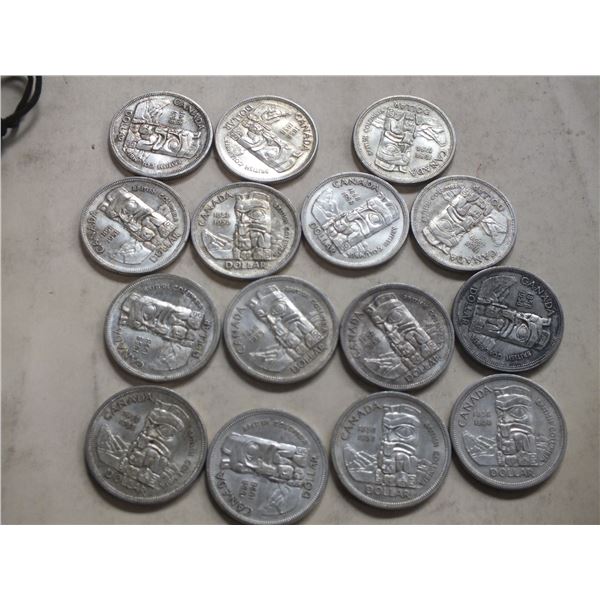 15...1858-1958 British Columbia Totem Dollars