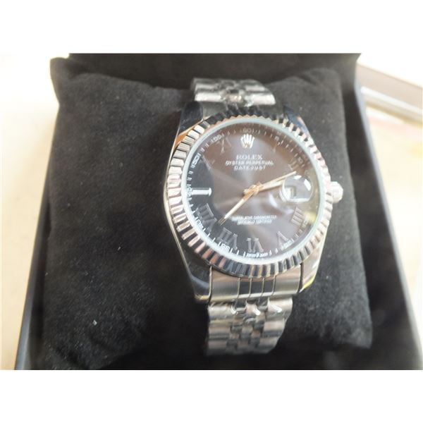 Mens Silver Watch