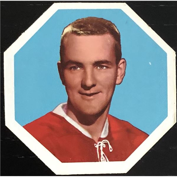 1963-64 YORK PEANUT BUTTER JEAN-CLAUDE TREMBLAY ROOKIE CARD