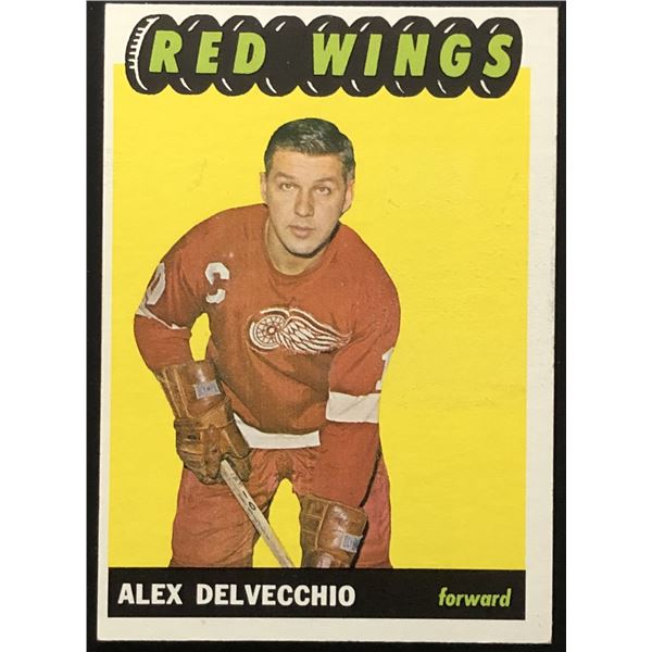 1965-66 O-PEE-CHEE ALEX DELVECCHIO (HOF)