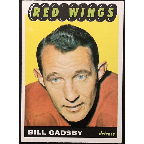 1965-66 O-PEE-CHEE BILL GADSBY (HOF)
