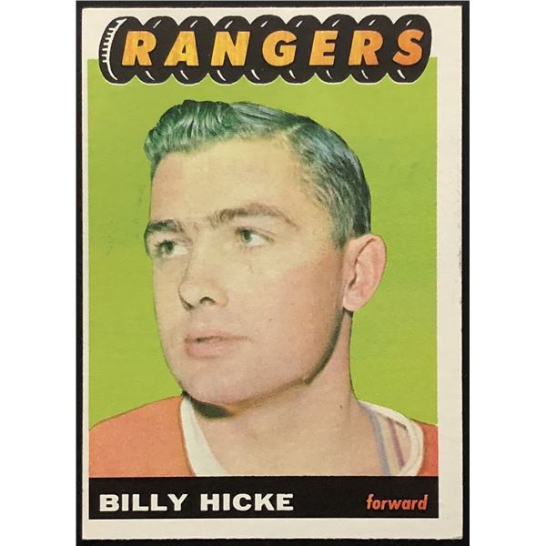 1965-66 O-PEE-CHEE BILL HICKE ROOKIE CARD