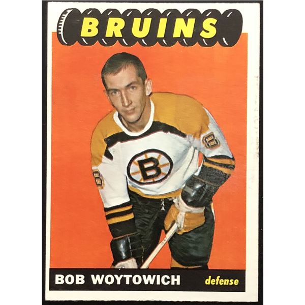 1965-66 O-PEE-CHEE BOB WOYTOWICH ROOKIE CARD