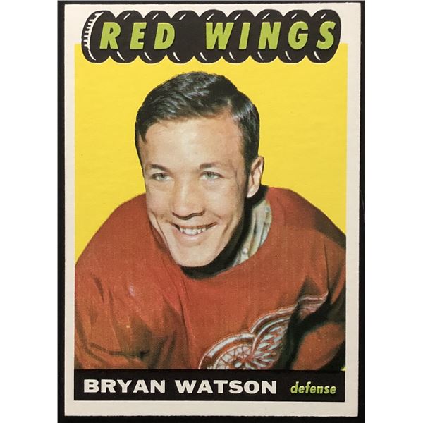 1965-66 O-PEE-CHEE BRYAN WATSON ROOKIE CARD