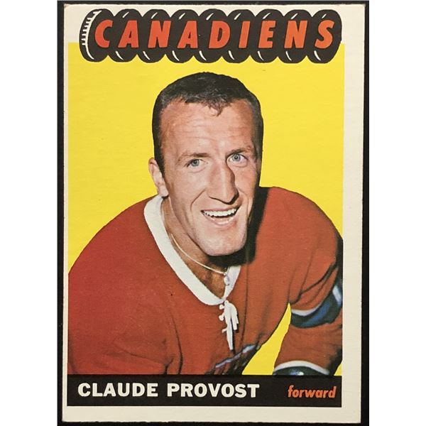 1965-66 O-PEE-CHEE CLAUDE PROVOST (HOF)