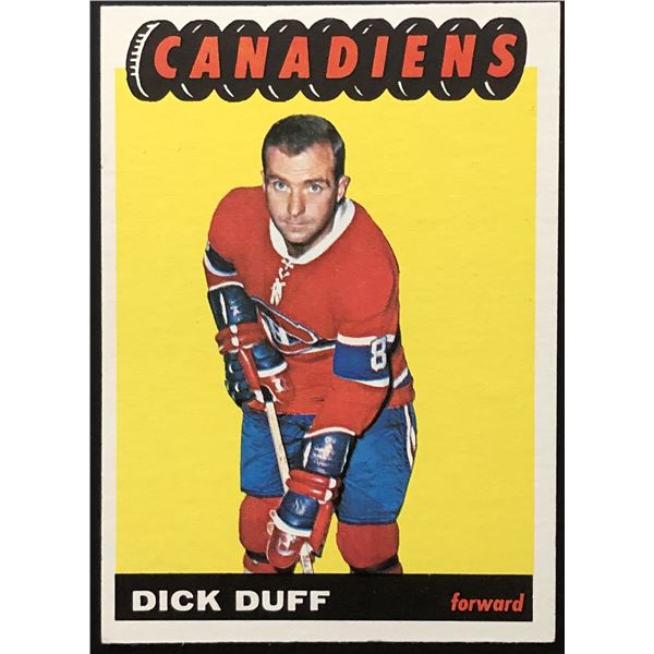1965-66 O-PEE-CHEE DICK DUFF (HOF)
