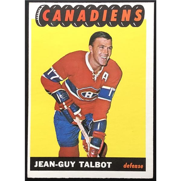 1965-66 O-PEE-CHEE JEAN-GUY TALBOT