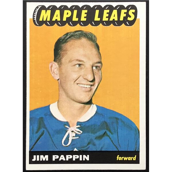 1965-66 O-PEE-CHEE JIM PAPPIN ROOKIE CARD