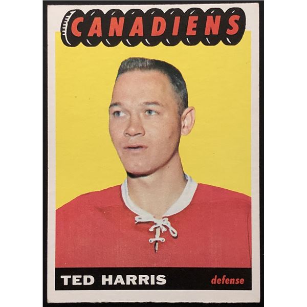 1965-66 O-PEE-CHEE TED HARRIS ROOKIE CARD