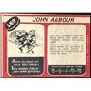 Image 2 : 1968-69 O-PEE-CHEE JOHN ARBOUR ROOKIE CARD