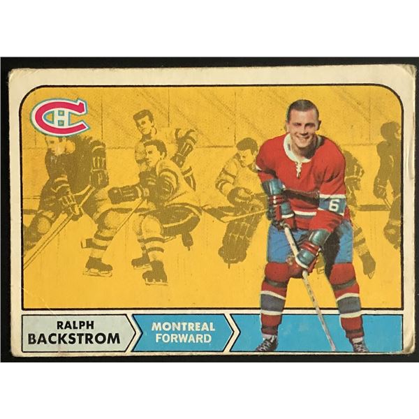 1968-69 O-PEE-CHEE RALPH BACKSTROM