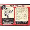 Image 2 : 1968-69 O-PEE-CHEE TOM WILLIAMS