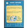 Image 2 : 1969-70 O-PEE-CHEE HOWIE MENARD ROOKIE CARD