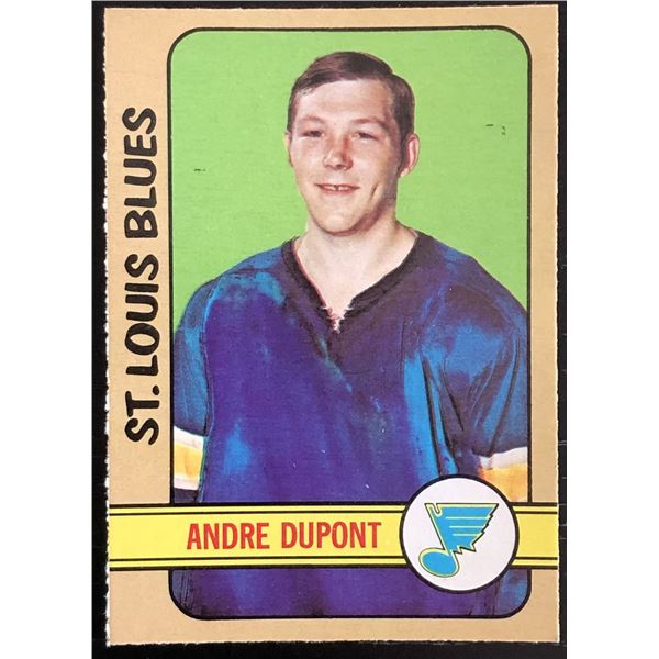 1972-73 O-PEE-CHEE ANDRE DUPONT ROOKIE CARD