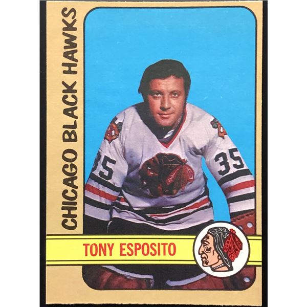 1972-73 O-PEE-CHEE TONY ESPOSITO (HOF)