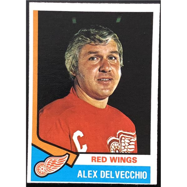 1974-75 O-PEE-CHEE ALEX DELVECCHIO (HOF)