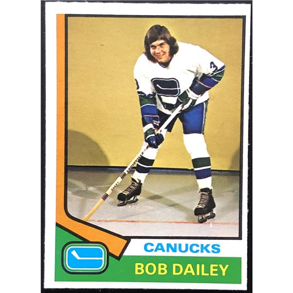1974-75 O-PEE-CHEE BOB DAILEY ROOKIE CARD
