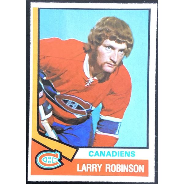 1974-75 O-PEE-CHEE LARRY ROBINSON (HOF)