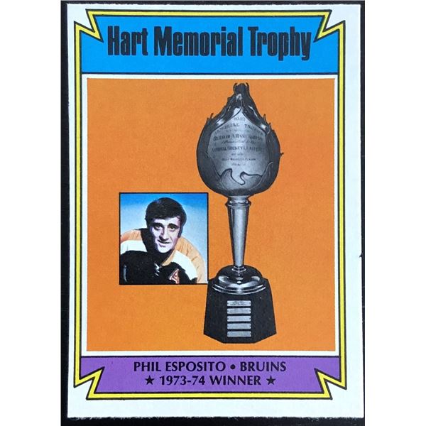 1974-75 O-PEE-CHEE PHIL ESPOSITO (HOF)