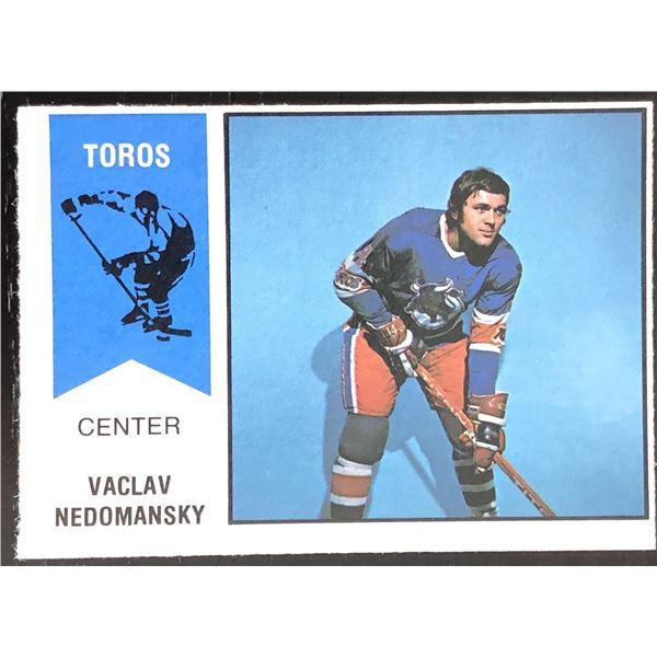 1974-75 O-PEE-CHEE VACLAV NEDOMANSKY (HOF) ROOKIE CARD