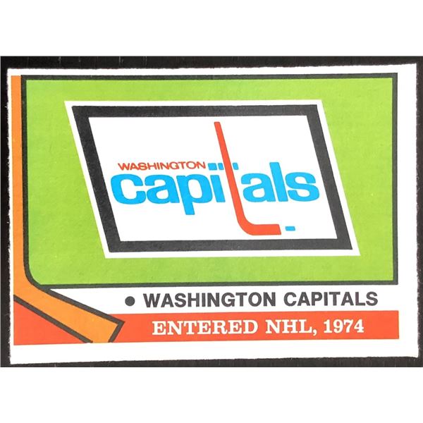 1974-75 O-PEE-CHEE WASHINGTON CAPITALS