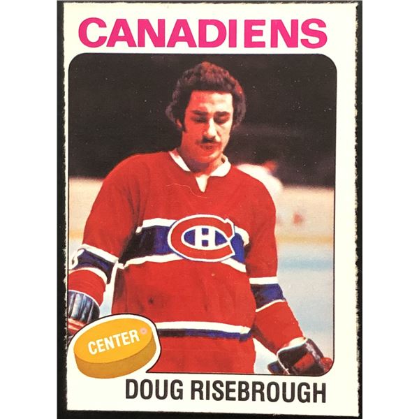 1975-76 O-PEE-CHEE DOUG RISEBROUGH ROOKIE CARD