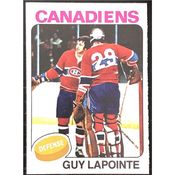 1975-76 O-PEE-CHEE GUY LAPOINTE (HOF)