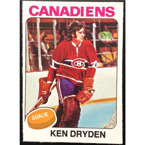 1975-76 O-PEE-CHEE KEN DRYDEN (HOF)