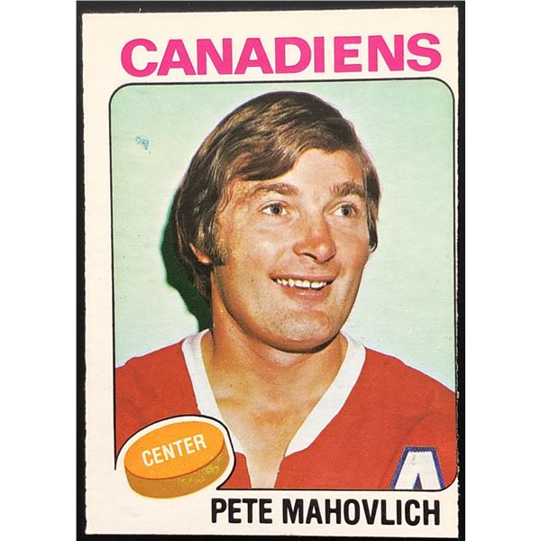 1975-76 O-PEE-CHEE PETE MAHOVLICH (HOF)