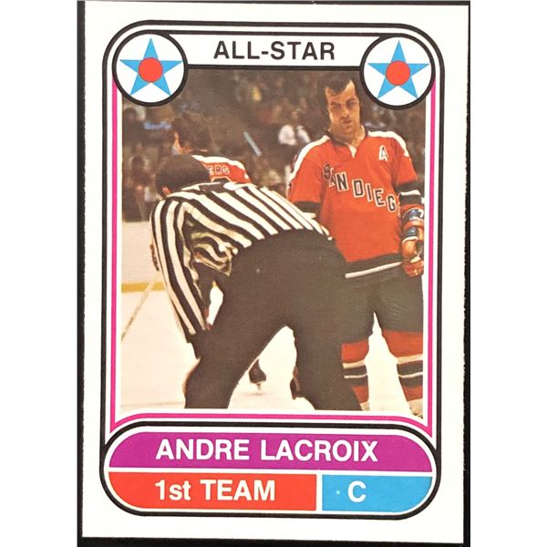 1975-76 O-PEE-CHEE WHA ANDRE LACROIX